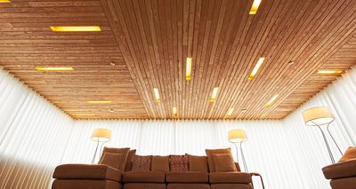 Curtain Systems, SG 3840, Colorama 2, Room shot "Dune House", Thorpeness, Suffolk, United Kingdom, Wave